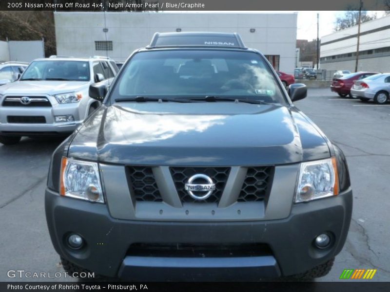 Night Armor Pearl / Blue/Graphite 2005 Nissan Xterra Off Road 4x4