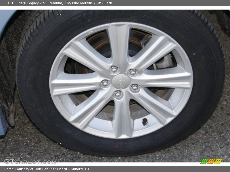 Sky Blue Metallic / Off-Black 2011 Subaru Legacy 2.5i Premium