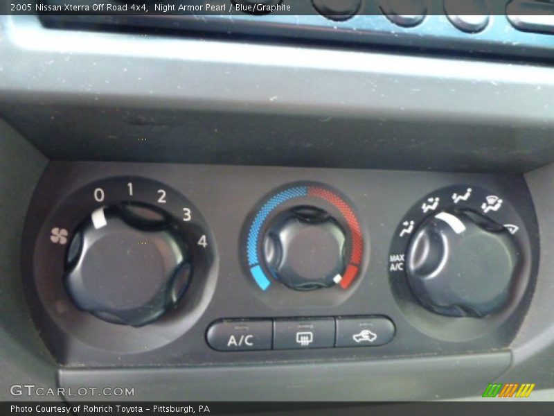 Night Armor Pearl / Blue/Graphite 2005 Nissan Xterra Off Road 4x4
