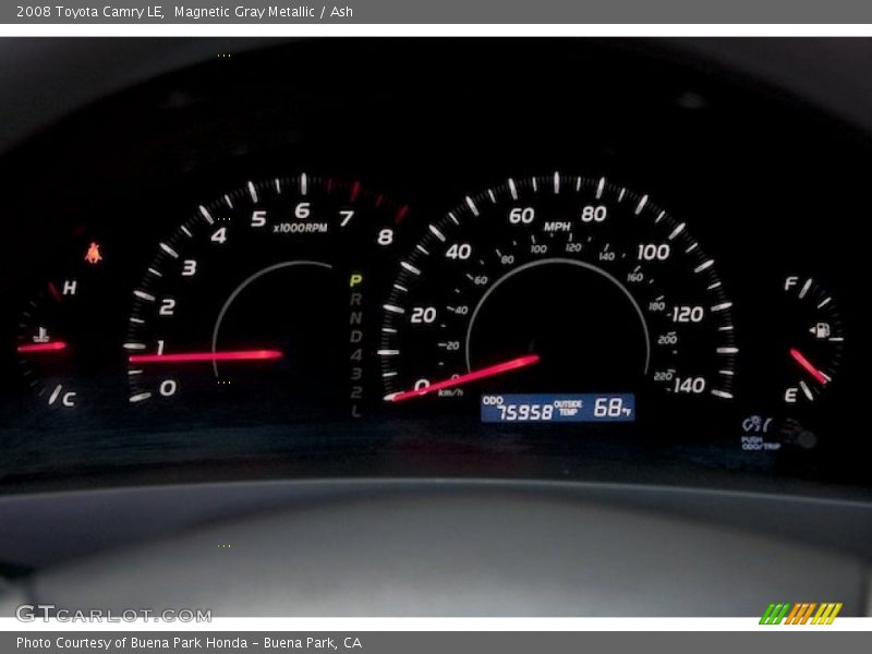 Magnetic Gray Metallic / Ash 2008 Toyota Camry LE