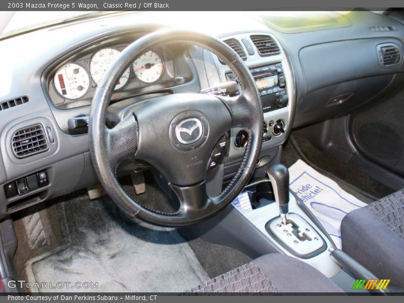 Classic Red / Off Black 2003 Mazda Protege 5 Wagon
