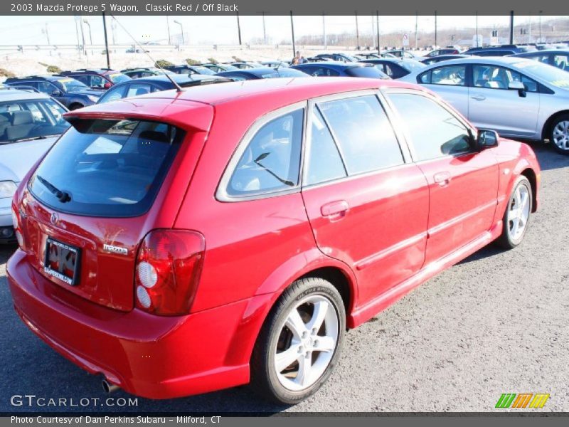 Classic Red / Off Black 2003 Mazda Protege 5 Wagon