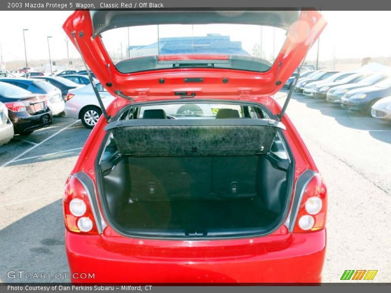 Classic Red / Off Black 2003 Mazda Protege 5 Wagon