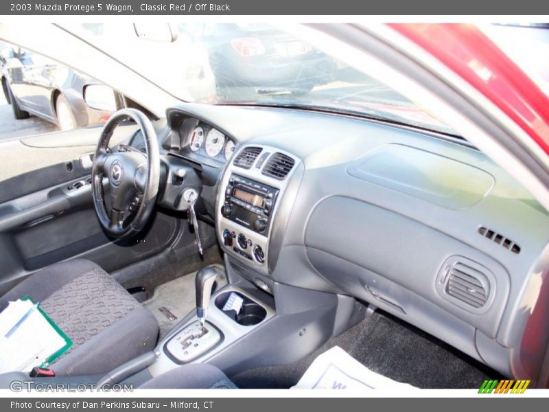 Classic Red / Off Black 2003 Mazda Protege 5 Wagon