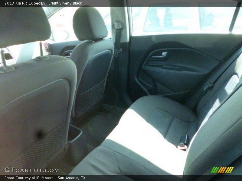 Bright Silver / Black 2013 Kia Rio LX Sedan