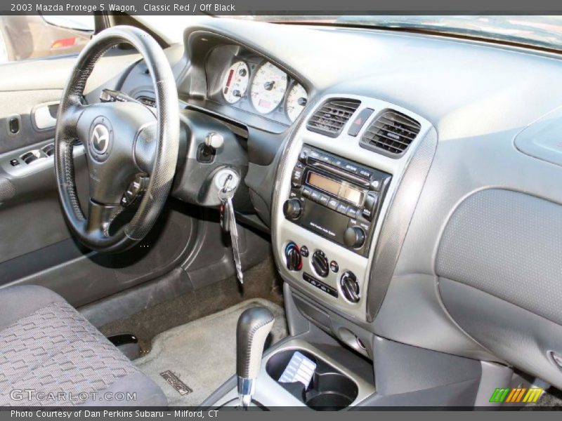 Classic Red / Off Black 2003 Mazda Protege 5 Wagon