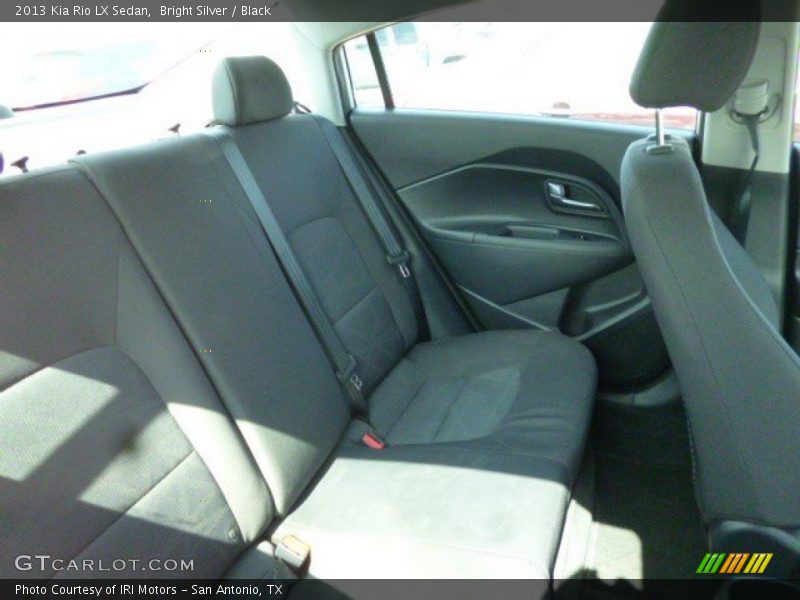 Bright Silver / Black 2013 Kia Rio LX Sedan