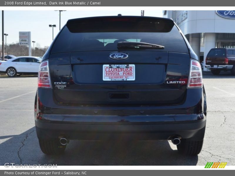 Dark Ink Blue Metallic / Camel 2008 Ford Edge Limited