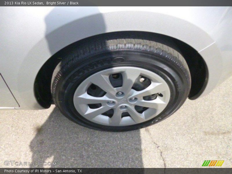 Bright Silver / Black 2013 Kia Rio LX Sedan