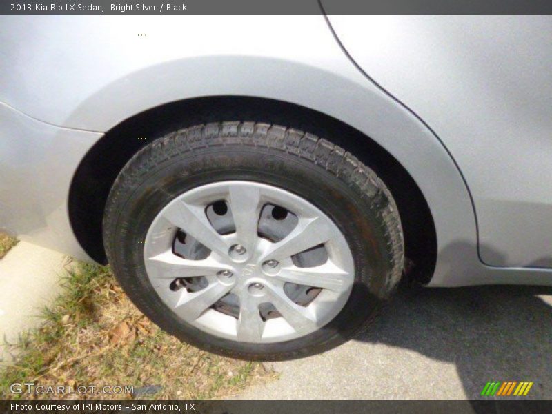 Bright Silver / Black 2013 Kia Rio LX Sedan