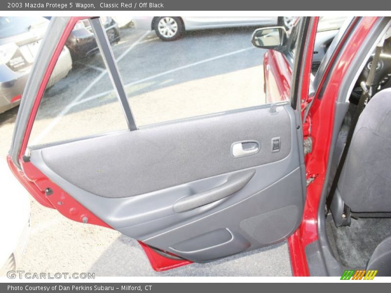 Classic Red / Off Black 2003 Mazda Protege 5 Wagon