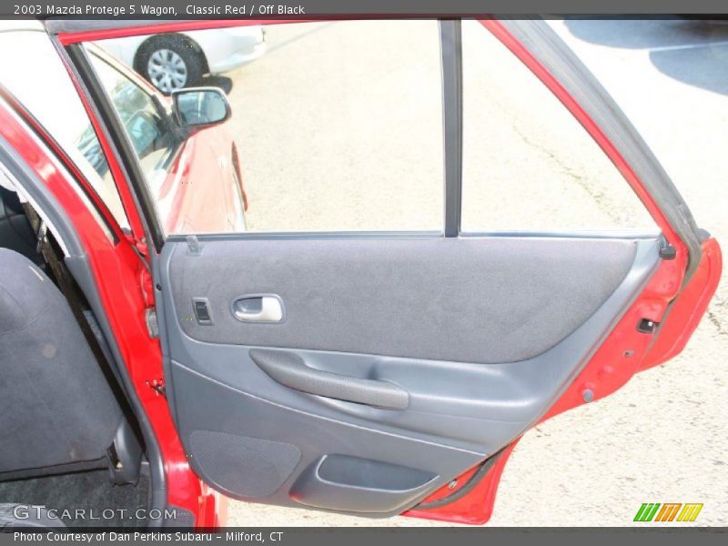 Classic Red / Off Black 2003 Mazda Protege 5 Wagon