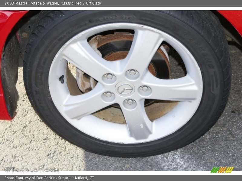 Classic Red / Off Black 2003 Mazda Protege 5 Wagon