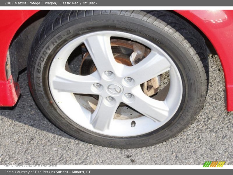 Classic Red / Off Black 2003 Mazda Protege 5 Wagon