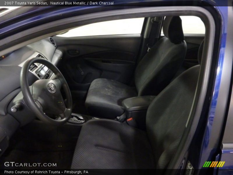 Nautical Blue Metallic / Dark Charcoal 2007 Toyota Yaris Sedan