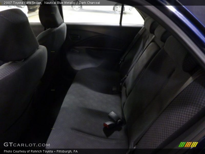 Nautical Blue Metallic / Dark Charcoal 2007 Toyota Yaris Sedan