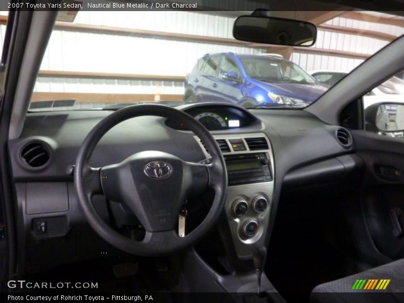 Nautical Blue Metallic / Dark Charcoal 2007 Toyota Yaris Sedan