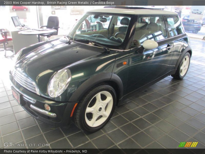 British Racing Green Metallic / Cordoba Beige 2003 Mini Cooper Hardtop