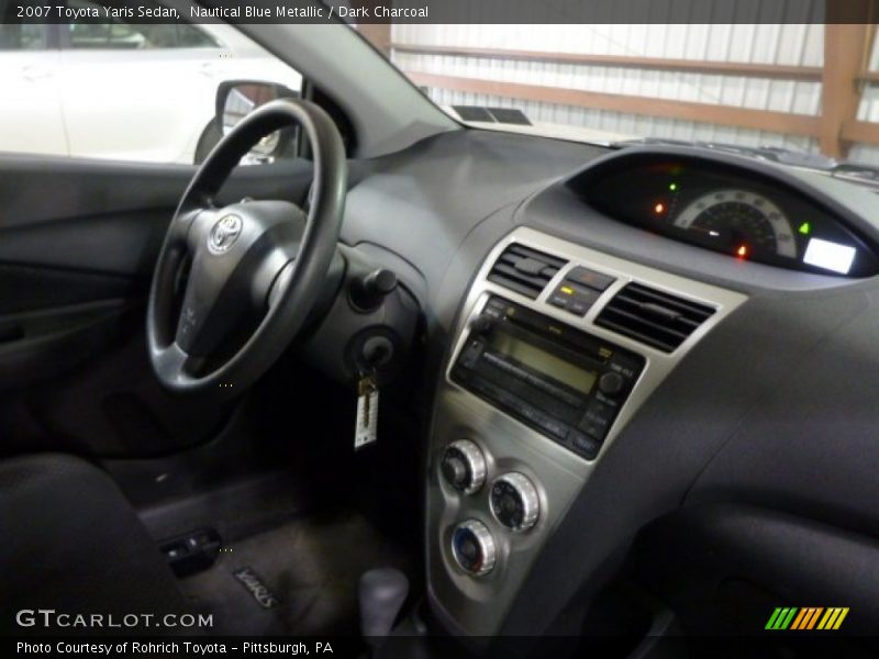 Nautical Blue Metallic / Dark Charcoal 2007 Toyota Yaris Sedan