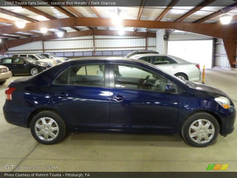 Nautical Blue Metallic / Dark Charcoal 2007 Toyota Yaris Sedan