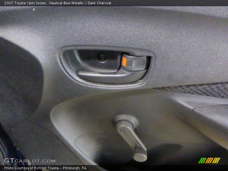 Nautical Blue Metallic / Dark Charcoal 2007 Toyota Yaris Sedan