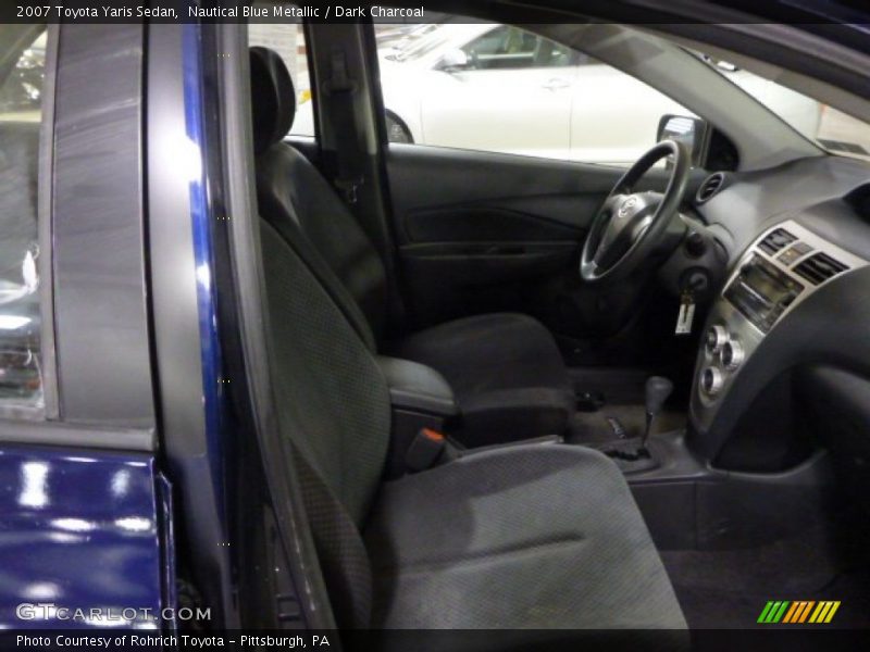Nautical Blue Metallic / Dark Charcoal 2007 Toyota Yaris Sedan