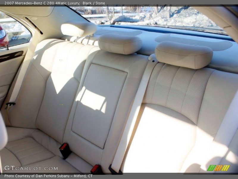 Black / Stone 2007 Mercedes-Benz C 280 4Matic Luxury