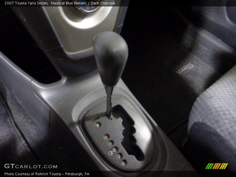 Nautical Blue Metallic / Dark Charcoal 2007 Toyota Yaris Sedan