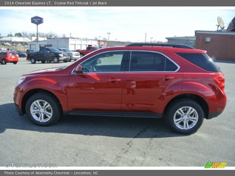 Crystal Red Tintcoat / Jet Black 2014 Chevrolet Equinox LT