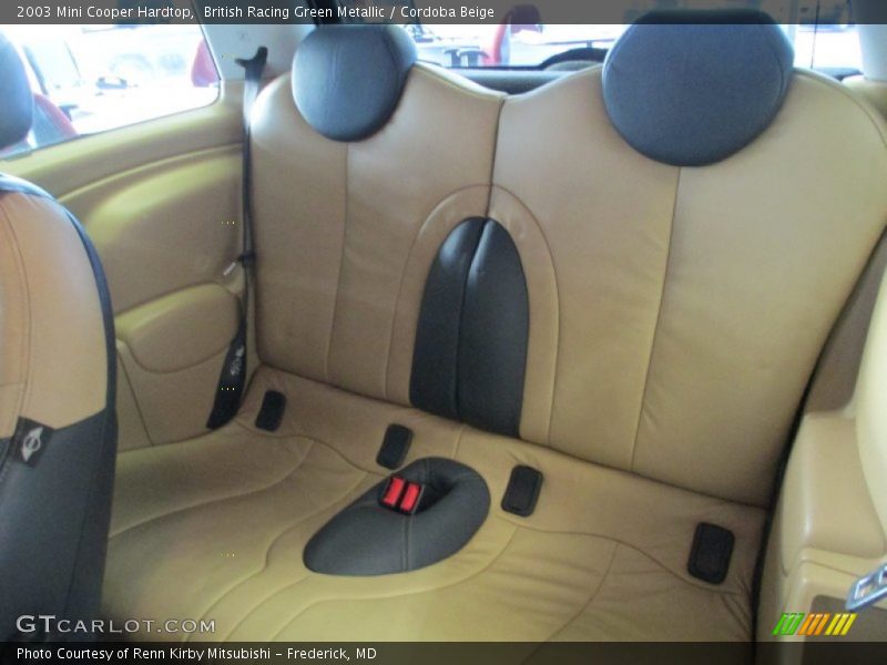 British Racing Green Metallic / Cordoba Beige 2003 Mini Cooper Hardtop