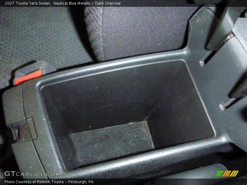 Nautical Blue Metallic / Dark Charcoal 2007 Toyota Yaris Sedan