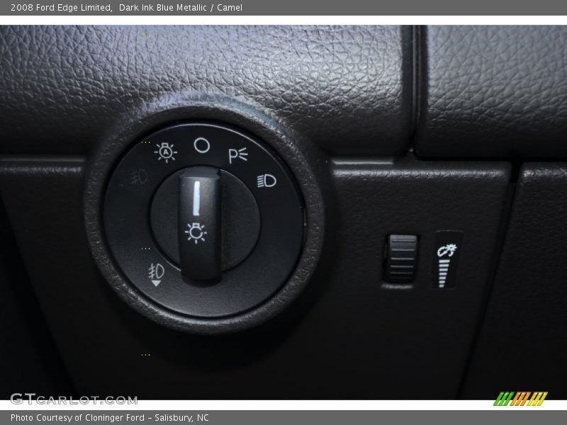 Dark Ink Blue Metallic / Camel 2008 Ford Edge Limited