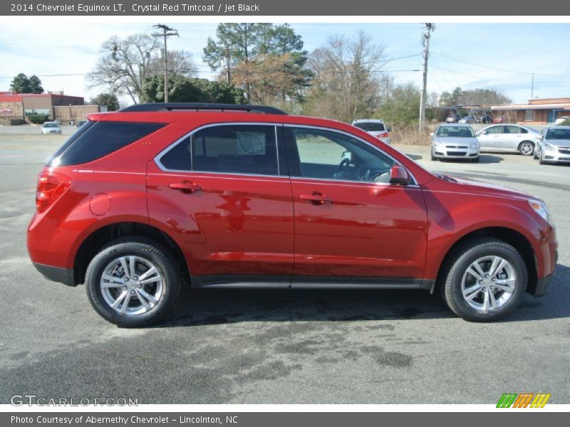 Crystal Red Tintcoat / Jet Black 2014 Chevrolet Equinox LT