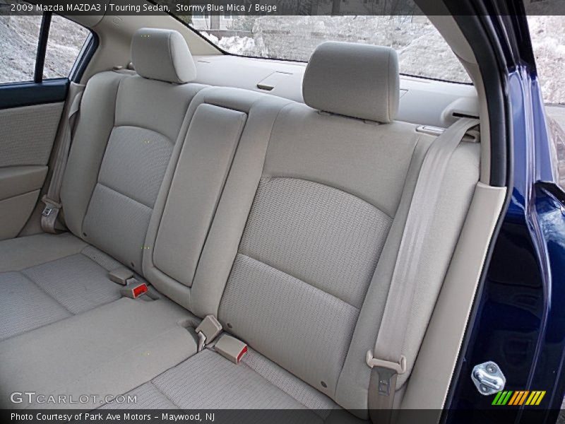 Stormy Blue Mica / Beige 2009 Mazda MAZDA3 i Touring Sedan