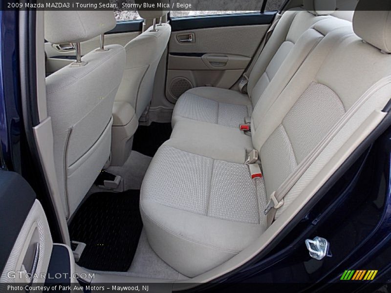 Stormy Blue Mica / Beige 2009 Mazda MAZDA3 i Touring Sedan