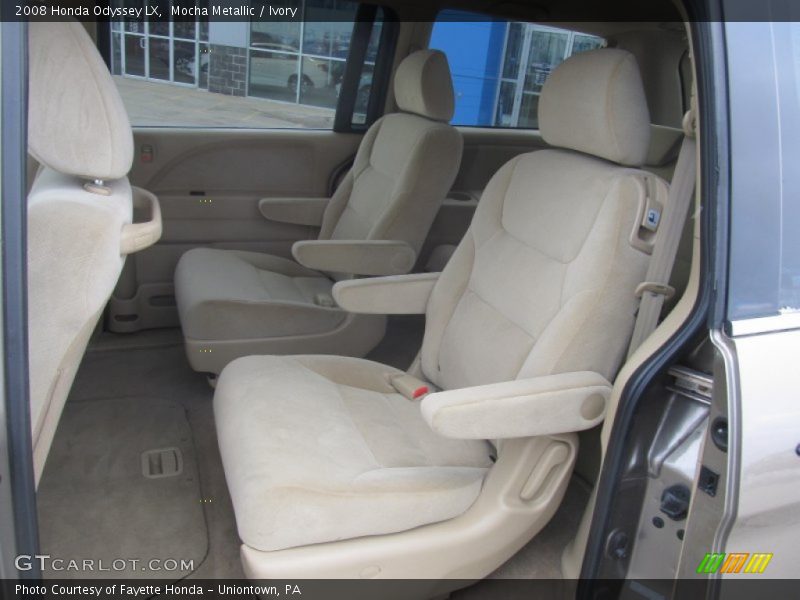 Rear Seat of 2008 Odyssey LX