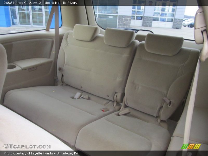Rear Seat of 2008 Odyssey LX