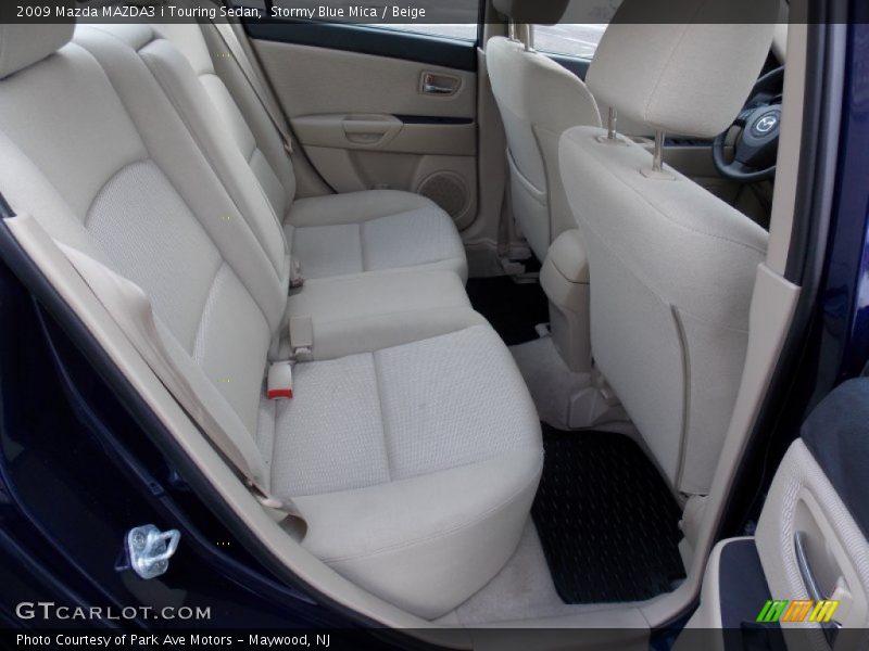 Stormy Blue Mica / Beige 2009 Mazda MAZDA3 i Touring Sedan