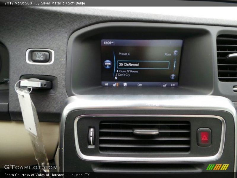 Silver Metallic / Soft Beige 2012 Volvo S60 T5