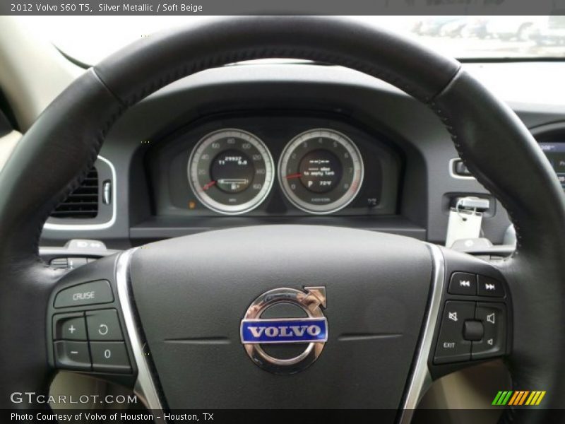 Silver Metallic / Soft Beige 2012 Volvo S60 T5