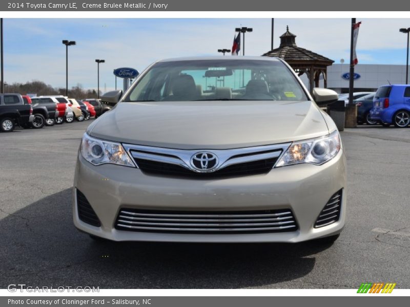 Creme Brulee Metallic / Ivory 2014 Toyota Camry LE