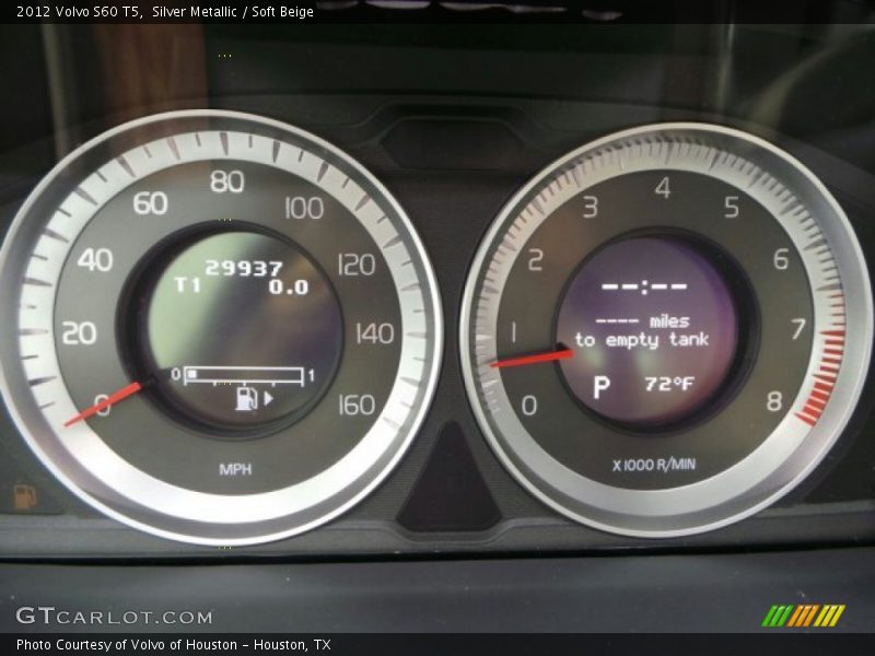 Silver Metallic / Soft Beige 2012 Volvo S60 T5