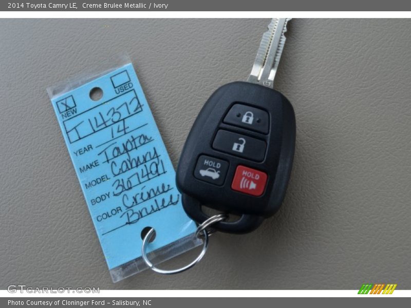 Creme Brulee Metallic / Ivory 2014 Toyota Camry LE