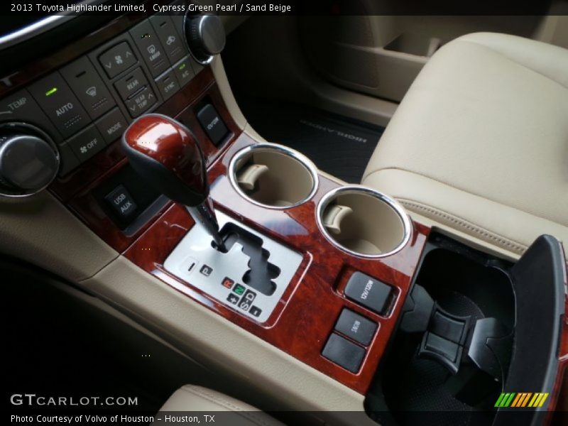 Cypress Green Pearl / Sand Beige 2013 Toyota Highlander Limited