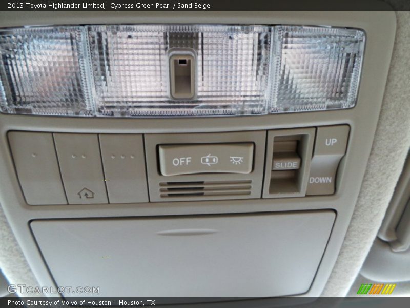 Cypress Green Pearl / Sand Beige 2013 Toyota Highlander Limited