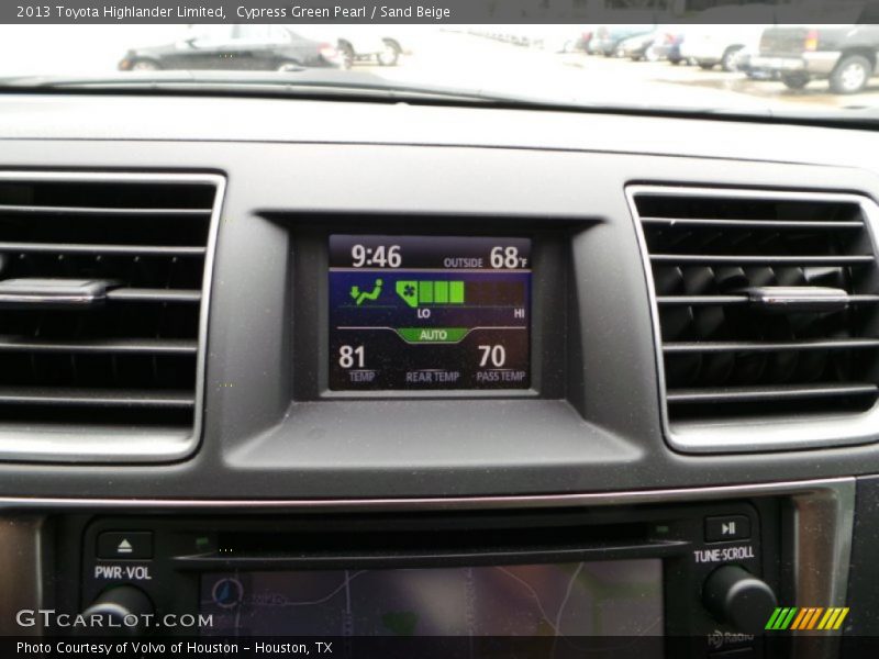 Cypress Green Pearl / Sand Beige 2013 Toyota Highlander Limited