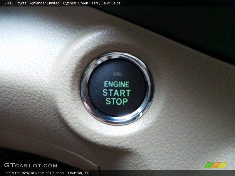 Cypress Green Pearl / Sand Beige 2013 Toyota Highlander Limited