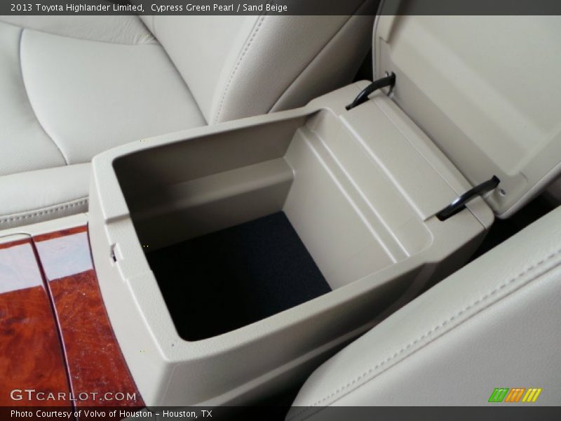Cypress Green Pearl / Sand Beige 2013 Toyota Highlander Limited