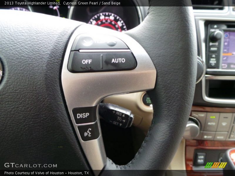 Cypress Green Pearl / Sand Beige 2013 Toyota Highlander Limited