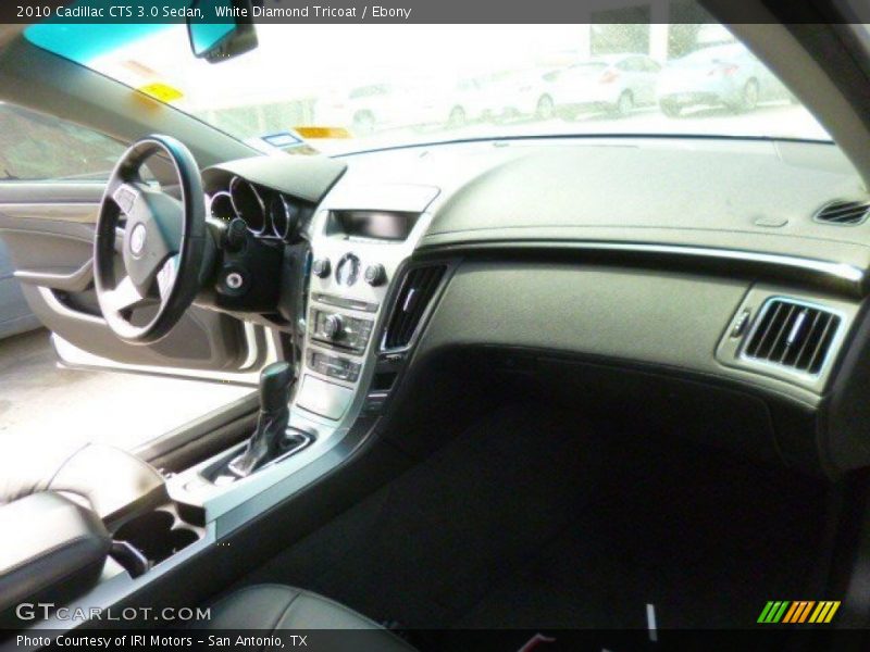White Diamond Tricoat / Ebony 2010 Cadillac CTS 3.0 Sedan